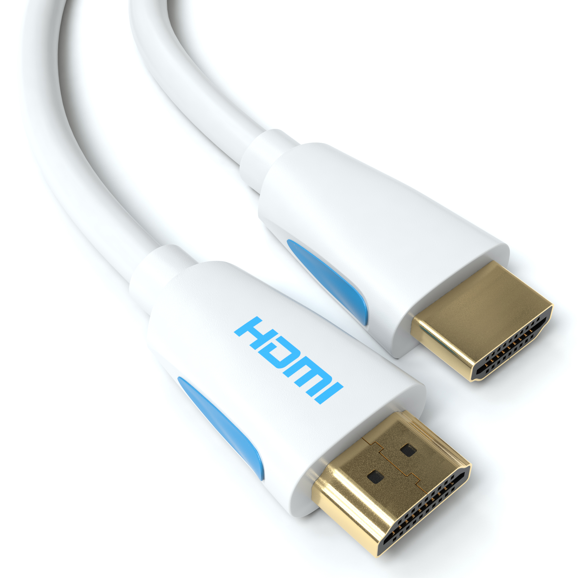1,5m HDMI Kabel WEIßHighspeed 1.4a 3D Ethernet FULL HDFür TV PS4 Xbox